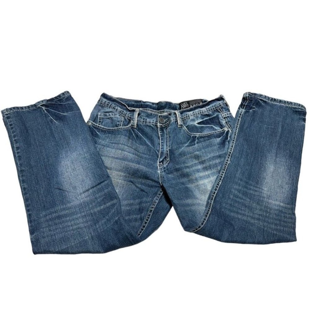 Axel Jeans Relaxed Straight Jeans Blue Size 34 x 30